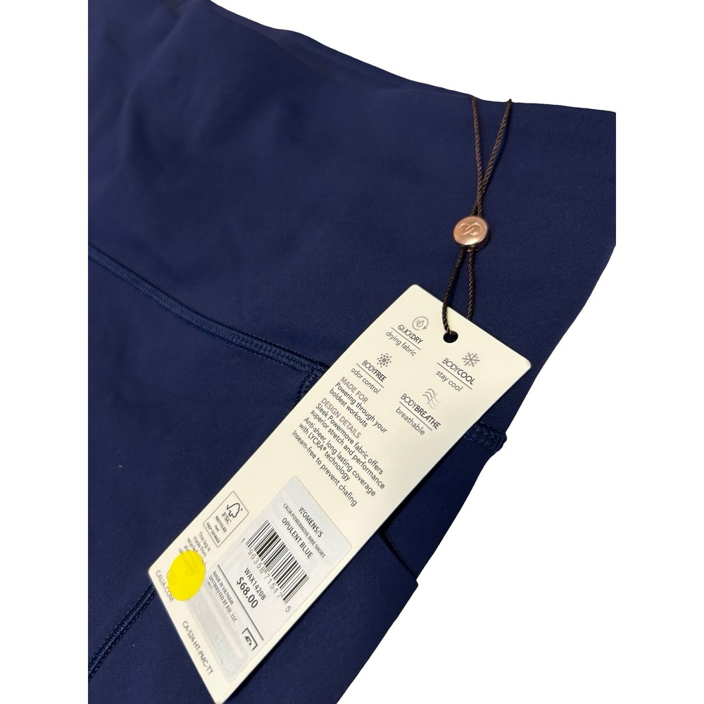 CALIA Powermove High-Rise Bike Short Opulent Blue Sz S NWT - Picture 2 of 4